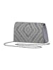 Vera Mont Clutch-Tasche im Glitzer-Look in Grau
