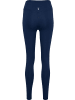 Hummel Leggings "Yoga Wrap High Waist W Tights" in Blau