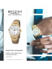 Regent Analog-Armbanduhr Regent Metallarmband gold mittel (ca. 38mm)
