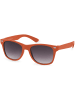 styleBREAKER Nerd Sonnenbrille in Orange / Grau Verlauf