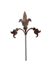 AltoBelli Gartenstecker LILLIE Metall Echt Rost Dekostab 80 cm