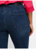 sheego Stretch-Jeans in dark blue denim