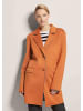 MADELEINE Longjacke aus zweilagigem Jersey in pastellorange / anthrazit / melange