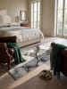 KADIMA DESIGN Teppichläufer Abstrakt pflegeleicht Wohnzimmer Schlafzimmer Flur in Grau