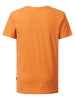 Petrol Industries T-Shirt mit Aufdruck Flowerbed in Orange