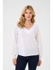 Cream Langarm-Bluse CRVera Regular fit in Snow White