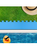 eyepower 4 Sets Poolmatte 50x50cm Blau blau
