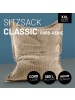 Lumaland LUMALAND Sitzsack Classic XXL Cord 380 L - 140 x 180 cm - mit waschbarem Bezug