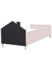Beliani Kinderbett KERVAN in Rosa/Weiß - (W) 96 x (H) 90 x (L) 211 cm