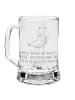 Mr. & Mrs. Panda Gravur Bierkrug Garnele Franzose mit Spruch in Transparent