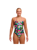 Funkita Sub Lime Schwimmanzug chlorbeständig und schnelltrocknend in grün
