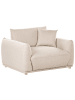Beliani Sessel JUBEK in Beige - (W) 120 x (H) 81 x (L) 104 cm