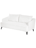 Beliani 3-Sitzer Sofa HOBRO in Weiß/Schwarz - (W) 196 x (H) 87 x (L) 85 cm