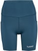 Hummel Leggings "Hiit Intensity Hw Short Tights" in Blau