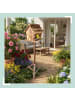 relaxdays Vogelfutterhaus in Braun - (B)32 x (H)107 x (T)27 cm