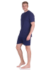 NORMANN Schlafanzug kurzarm Shorty - 66617 in navy