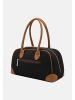 GianMarco Venturi Schultertasche in BLACK + BROWN