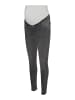 mama licious Umstandsjeans mit Slim Fit in Dark Grey Denim 1