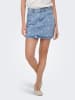 ONLY Jeansrock in Light Blue Denim