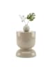 relaxdays Beistelltisch in Beige - (H)46 x (Ø)36 cm