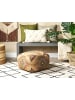 Beliani Pouf MAGURI in Braun/Bunt/Beige - (W) 50 x (H) 30 x (L) 50 cm