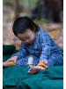 Little Green Radicals Pyjama aus Bio-Baumwolle in Blau