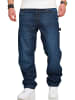 SOUL STAR Jeans - S2CHEB Lange Hose Carpenter Bermuda Regular-Fit Workwear in Indigo