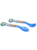 Disney Mickey Mouse Disney Mickey Mouse Kinderbesteck Löffel und Gabel für Kinder in Blau