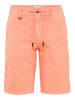 Camel Active Chino Shorts aus Baumwoll/Leinen-Mix in Rot