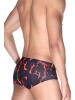 Oboy Badeslip B54 in schwarz/orange