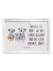 Mr. & Mrs. Panda Schneerahmen Koala Familie mit Spruch in Grau Pastell