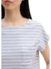 Marc O'Polo Gestreiftes T-Shirt regular in Light Blue
