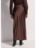 MADELEINE Langer Rock zum Schlüpfen in braun