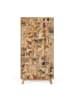 Giner y Colomer Handbemalter Schrank aus Mangoholz in Multicolored