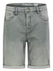 Sublevel Sommerliche Gerade Shorts Basic 5 Pocket in Grau-2