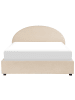 Beliani Doppelbett VAUCLUSE in Beige - (W) 194 x (H) 112 x (L) 214 cm