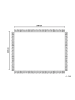 Beliani Tagesdecke YERBENT in Weiß - (W) 220 x (H) 1.25 x (L) 240 cm