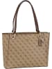 Guess Shopper Noelle II TO Logo in Latte Logo/Brown