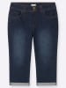 sheego 3/4-Jeans in dark blue