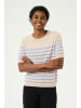 Kaffe Strickpullover KAlizza Regular fit in Feather Gray Mel./Blue