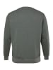 Men Plus Sweatshirt in dunkelgrün