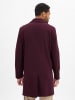 Finshley & Harding London Wollmantel in aubergine - 0001