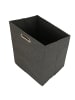 MCW Bambus Badezimmerschrank N83, Natur, Korb grau