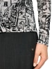 MARC CAIN COLLECTIONS Longsleeve mit CITY-Motiv in Smoke