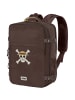 One piece Rucksack Strohhut Piraten in braun