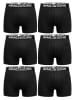 Amaci&Sons 6er Pack Boxershorts Robbie in Schwarz/Schwarz