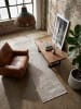 KADIMA DESIGN Läufer Streifen pflegeleicht Wohnzimmer Schlafzimmer Flur Esszimmer in Beige