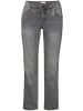 sheego Gerade Jeans in grey denim