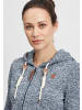 Oxmo Kapuzensweatjacke in blau