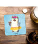 Mr. & Mrs. Panda Coaster Pinguin Kokosnuss ohne Spruch in Eisblau